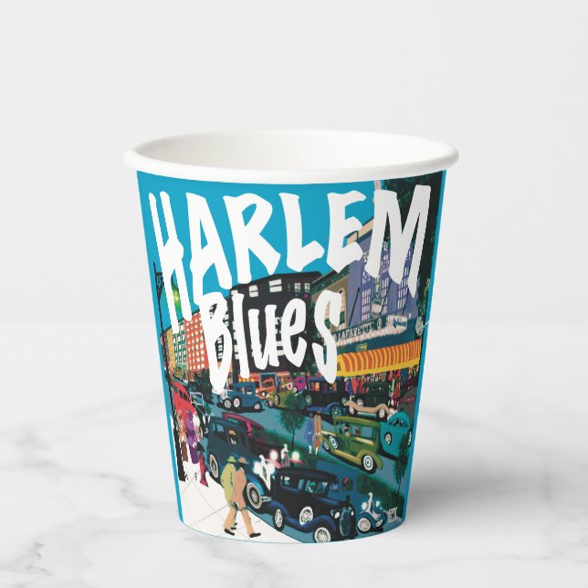Gobelets En Papier Harlem Blues Paper Cup (Recto)