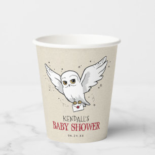 Gobelets En Papier Harry Potter Baby Shower Hedwig