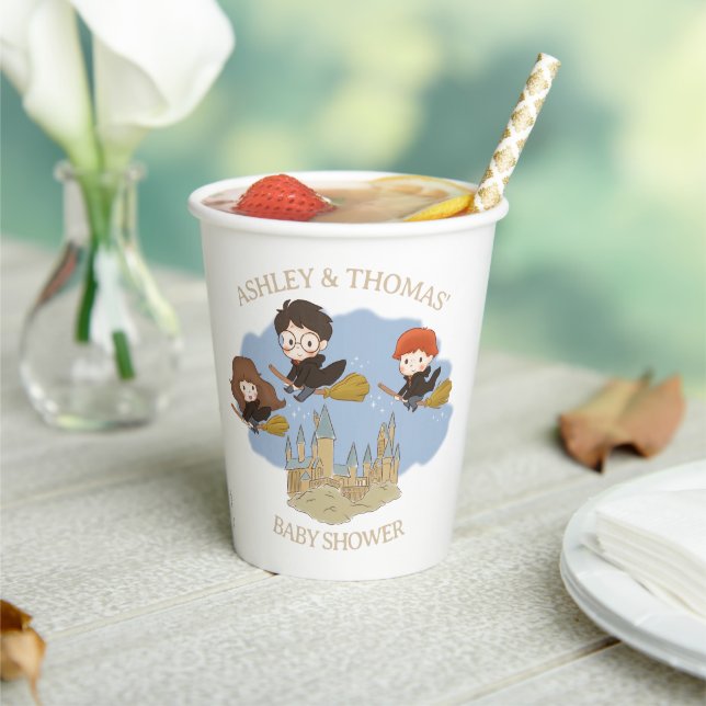 Gobelets En Papier Harry Potter et Hogwarts Baby Shower Magique (Insitu)
