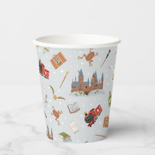 Gobelets En Papier Harry Potter   Motif Hogwarts Baby Shower