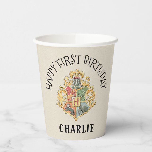 Gobelets En Papier Harry Potter Premier Anniversaire Coupes de papier (Gauche)