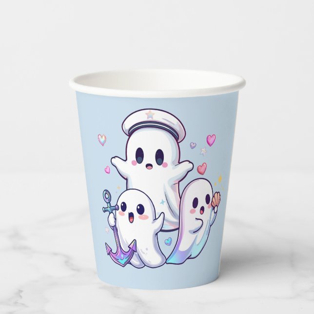 Gobelets En Papier Haunting the High Seas ! (Verso)