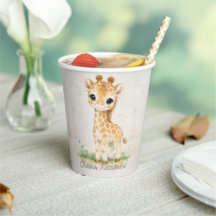 Haute Merveille Aquarelle Girafeau Mignon Baby Sho