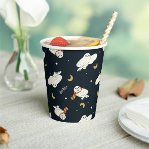 Gobelets En Papier Hedwig Motif Clair de Lune