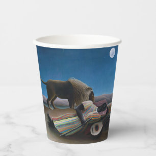 Gobelets En Papier Henri Rousseau - La Bohémienne endormie