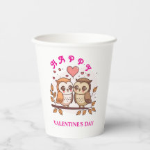 "Heureuse Sainte-Valentin Paper Coffee Cup - Parfa