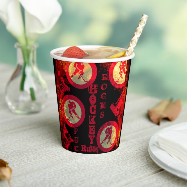 Gobelets En Papier Hockey (Insitu)