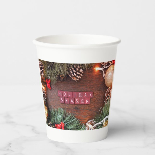 Gobelets En Papier Holiday Day (Recto)