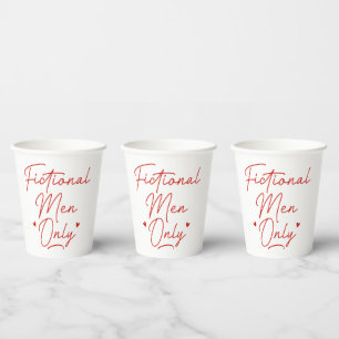 Gobelets En Papier Hommes de fiction uniquement