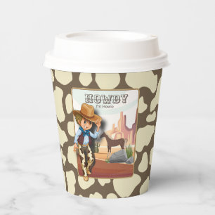 Gobelets En Papier Howdy howiwiwiwie premier anniversaire papier post