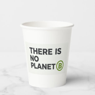 Gobelets En Papier Il n'y a pas d'autre planète B Environnementaliste
