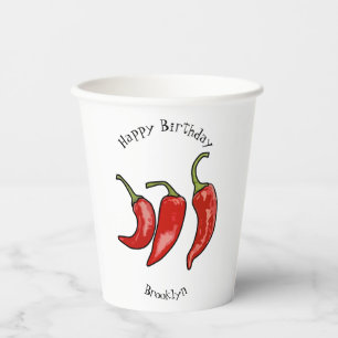 Gobelets En Papier Illustration de chili