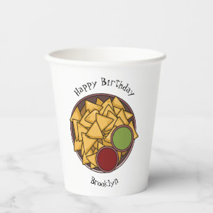 Gobelets En Papier Illustration de Nachos