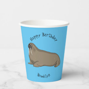 Gobelets En Papier Illustration de Walrus