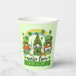 Gobelets En Papier Infirmière Love Shenanigans St. Patrick's