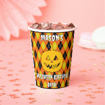 Jacquard Halloween Jack-o'-lantern