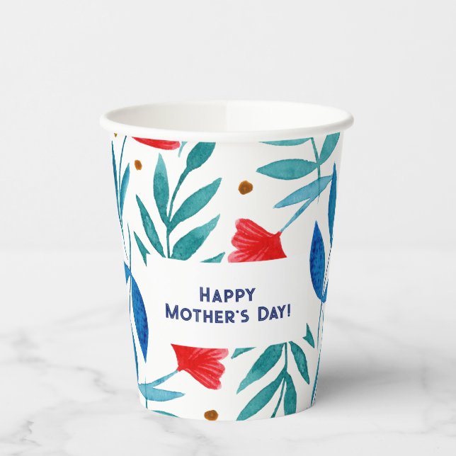 Gobelets En Papier Jardin magique Fête des mères (Gauche)