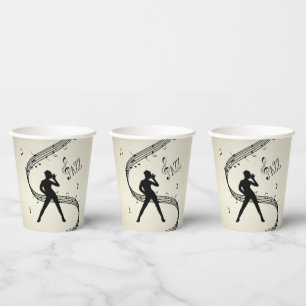 Gobelets En Papier Jazz Dance Golden Music