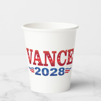 Gobelets En Papier JD Vance President 2028 (bs)