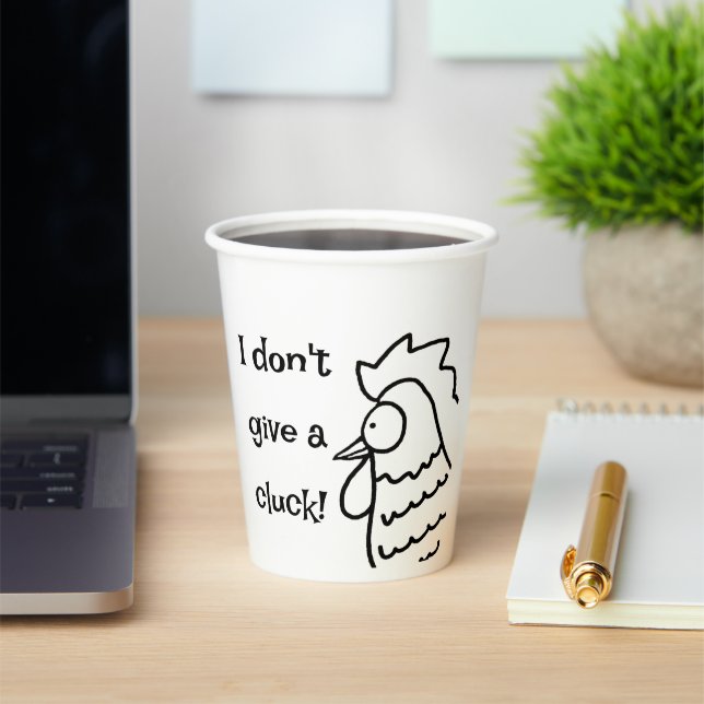 Gobelets En Papier Je ne donne pas de chance (Insitu)