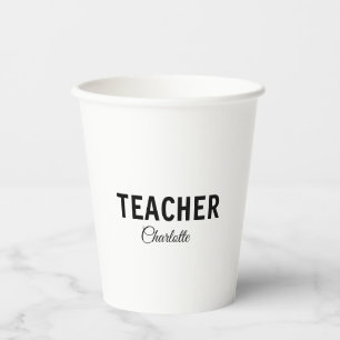 Gobelets En Papier Je suis professeur d'école Collègeajoutez votre no