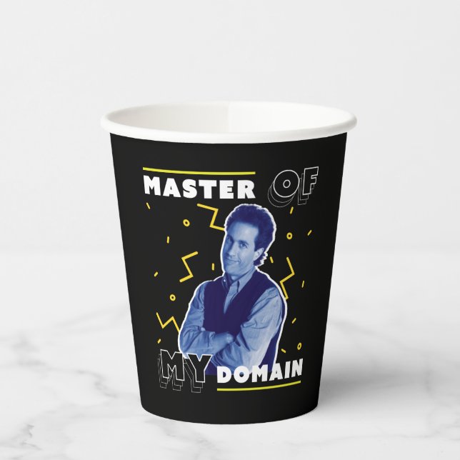 Gobelets En Papier Jerry Seinfeld | Maître de mon domaine (Gauche)