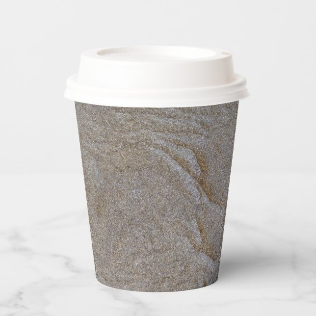 Gobelets En Papier jetons en laiton doré (Recto)