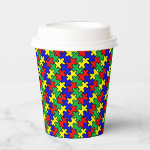 Gobelets En Papier Jigsaw Puzzle Motif sans joint-22675