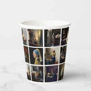 Gobelets En Papier Johannes Vermeer - Grille des chefs-d'oeuvre