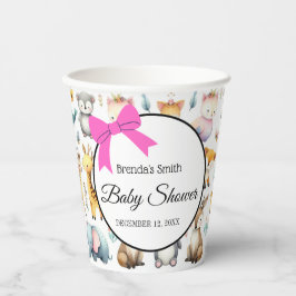 Gobelets En Papier Joli animal aquarelle doodles tasse de papier