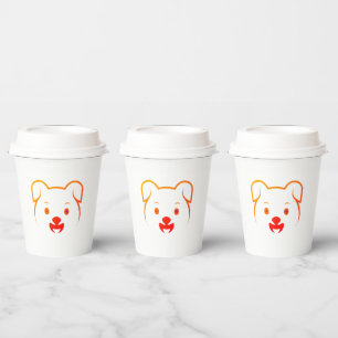 Gobelets En Papier Joli chiot