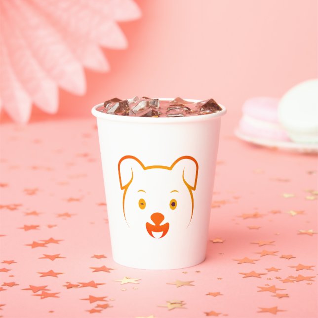 Gobelets En Papier Joli chiot (Insitu)