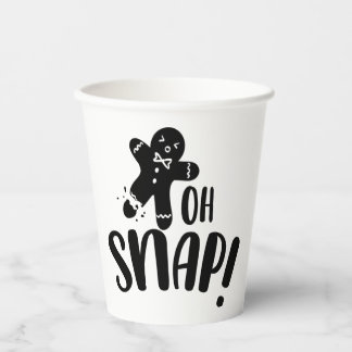 Gobelets En Papier Joli Noël de Noël Oh Snap