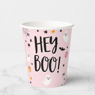 Gobelets En Papier Jolie Fantôme Halloween Fête Anniversaire Fille ro