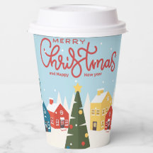 Joyeuse Coupe de papier de Noël | Festive