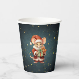 Gobelets En Papier Joyeuse souris Noël