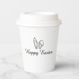 Gobelets En Papier Joyeuses tasses de papier de Pâques - Fournitures