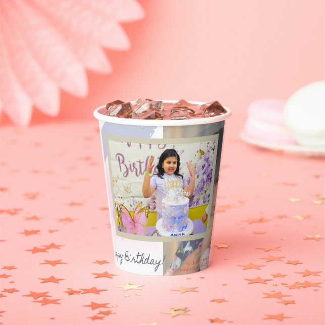 Gobelets En Papier Joyeux anniversaire (Insitu)