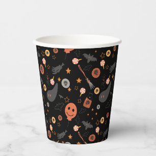 Gobelets En Papier Joyeux Costume d'Halloween fête d'anniversaire