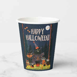 Gobelets En Papier Joyeux Halloween Sorcières des Bois