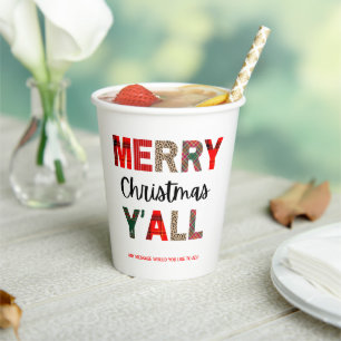 Gobelets En Papier Joyeux Noël