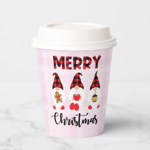 Gobelets En Papier Joyeux Noël - Buffalo nus plaid