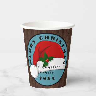 Gobelets En Papier Joyeux Noël Coupe HAMbyWG