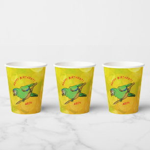 Gobelets En Papier Joyeux perroquet