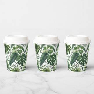 Gobelets En Papier Jungle Tropical