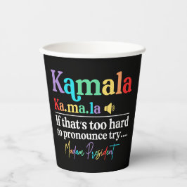Gobelets En Papier Kamala Harris