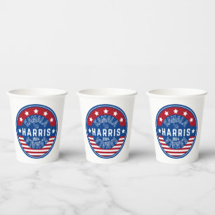 Gobelets En Papier Kamala Harris Madame la Présidente 2024