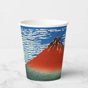 Gobelets En Papier Katsushika Hokusai - Vent Fin, Matin Clair
