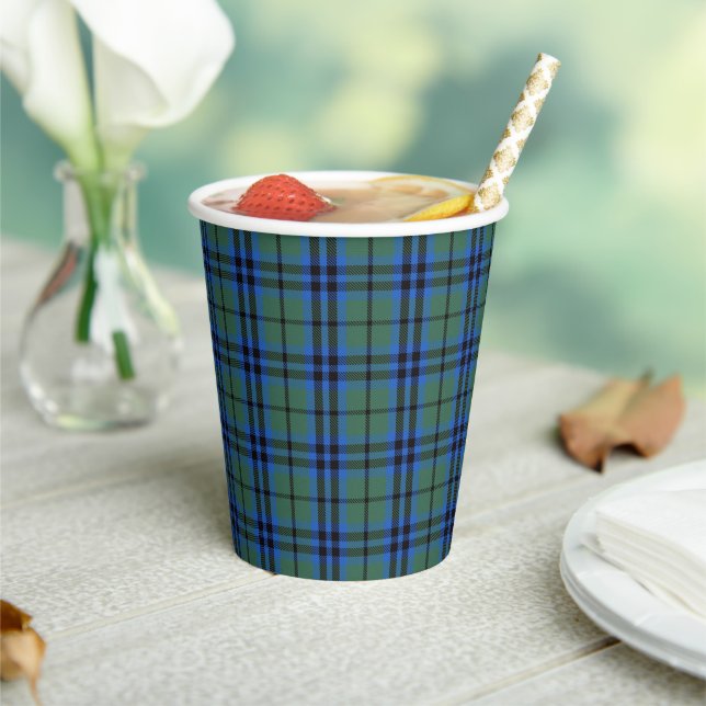 Gobelets En Papier Keith Clan Scottish Plaid Motif tasses de papier (Insitu)