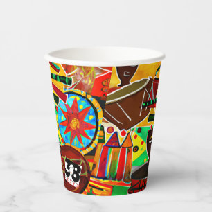 Gobelets En Papier Kwanzaa